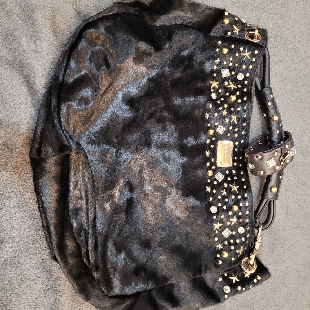 Jimmy Choo real fur purse